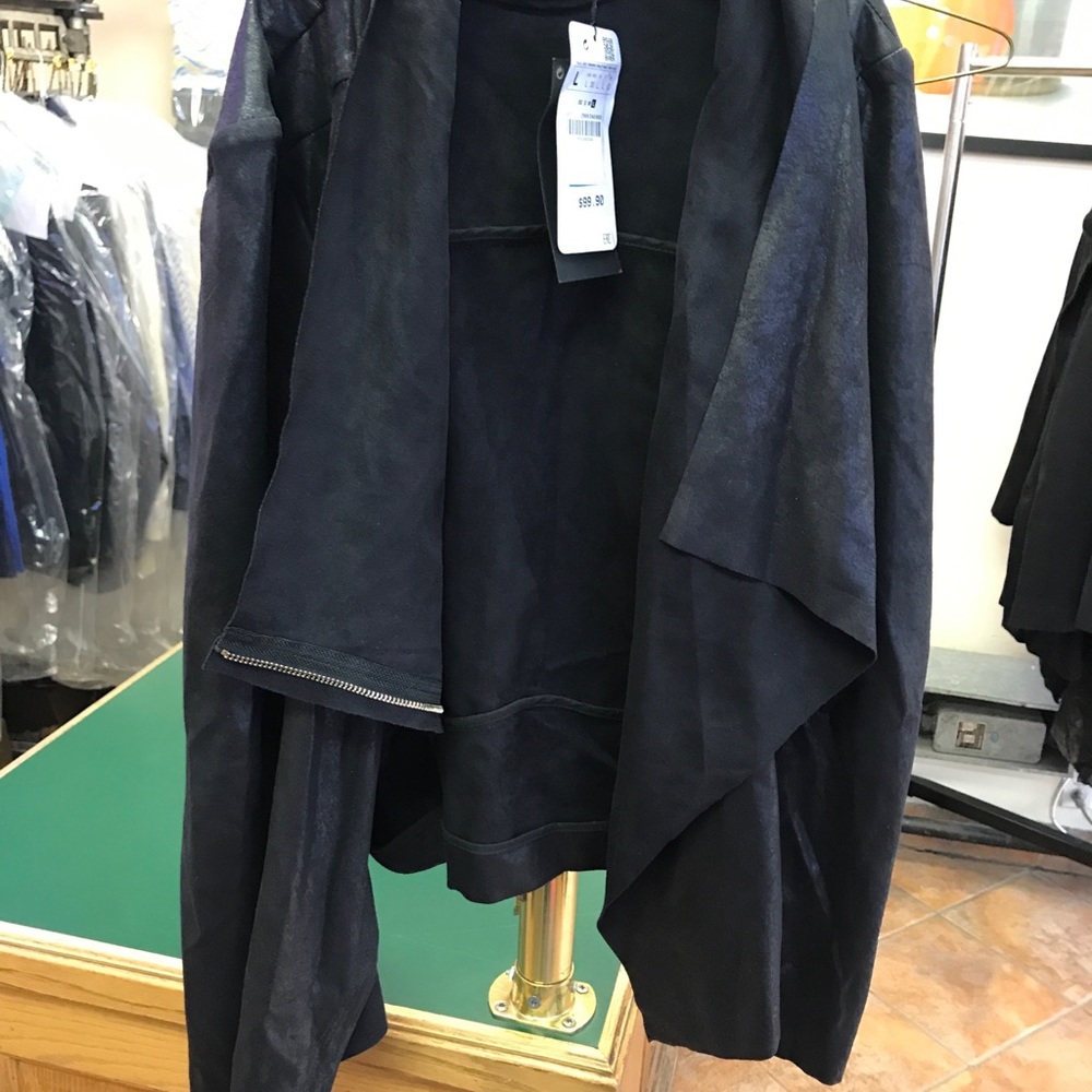 NWT! Soft Leather Zara Blazer  value $100 dollars
